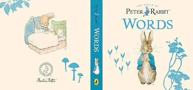 Baby Pet Studio My First Little Library – 4 Educational Board Books Gift Set for Babies & Toddlers