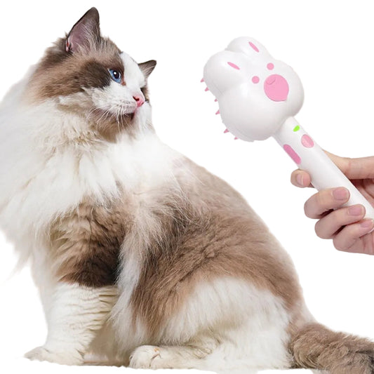 Self-Cleaning Pet Spray Comb Rechargeable Grooming Tool Cats Dogs