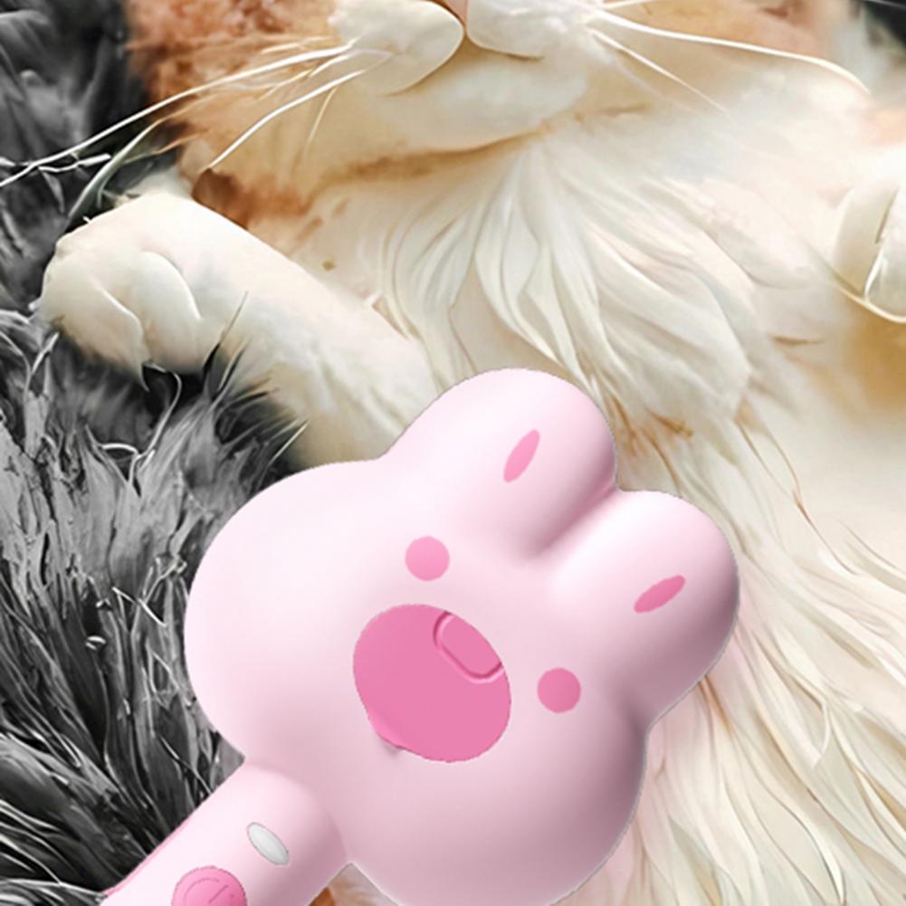 Self-Cleaning Pet Spray Comb Rechargeable Grooming Tool Cats Dogs