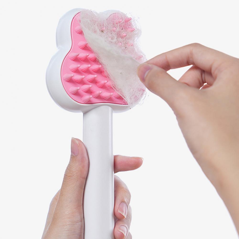 Self-Cleaning Pet Spray Comb Rechargeable Grooming Tool Cats Dogs