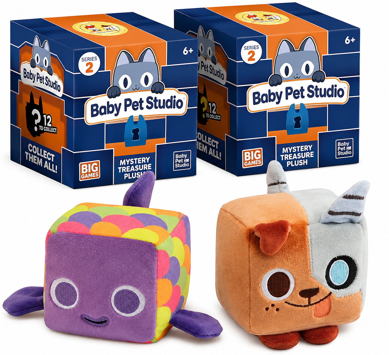 Baby Pet Studio Mystery Treasure Plush – Series 2 Collectible Surprise Soft Toy