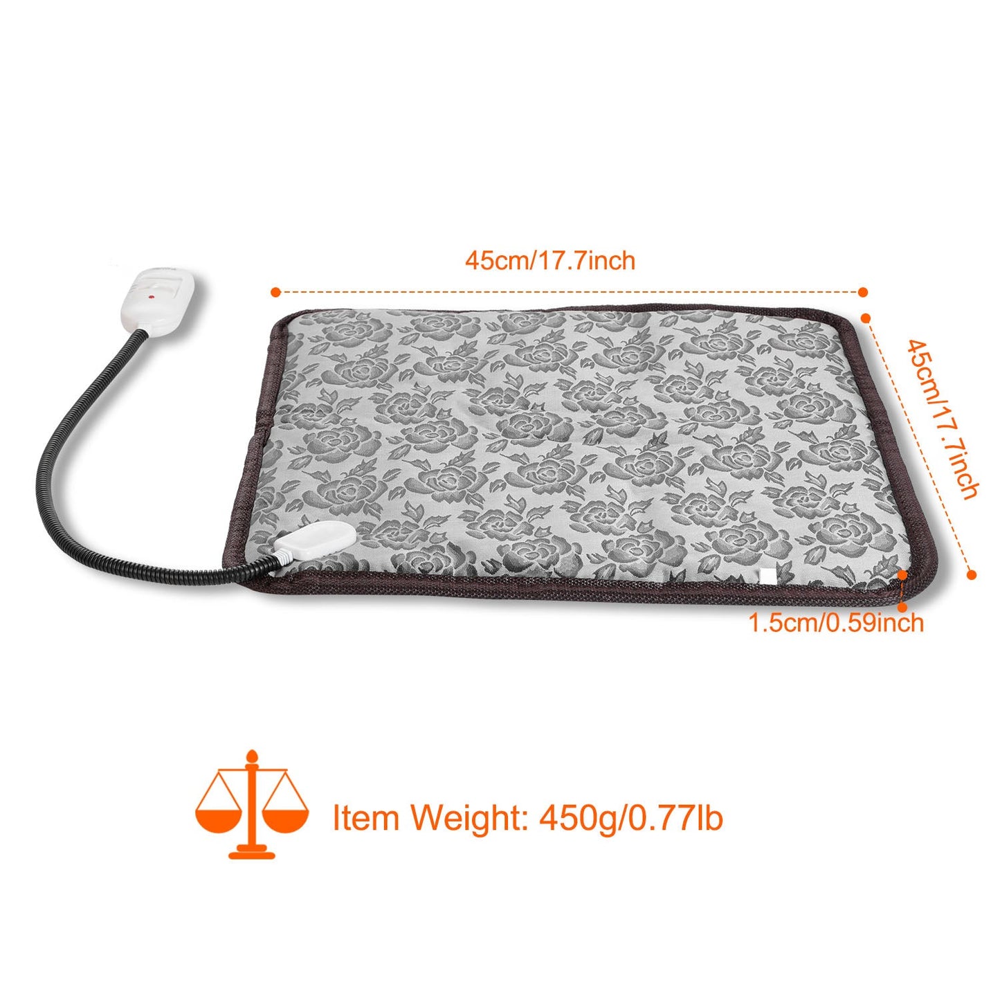 Electric Pet Heating Pad Adjustable Temperature Cats and Dogs